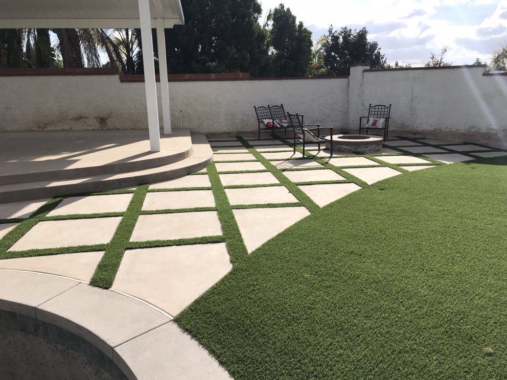 Pavers, Concrete & Artificial Grass, Green-R Turf of Ventura
