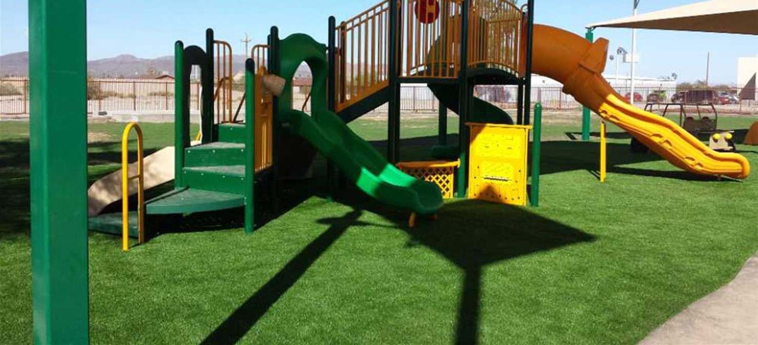 Playground Artificial Grass, Green-R Turf of Ventura